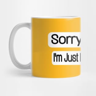 Sorry god(s) I'm Just Not Into You - Back Mug